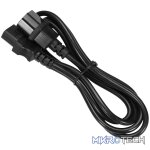 Power Cable 3 pin IEC extension 1.8m, 10A - black - Image 3