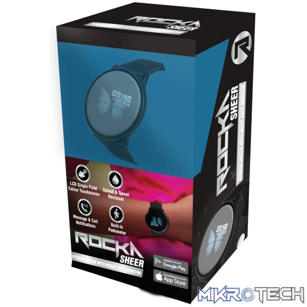 Rocka Sheer series fitness watch ? round black - Image 3