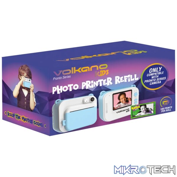 Single Print Roll for Volkano Kids Pronto series Instant Cam - Image 3