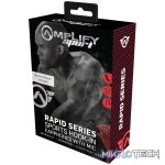 Amplify Sport Rapid series earbuds with pouch - Black/Red - Image 3