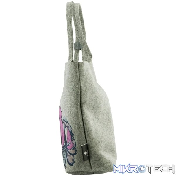 Totes Babe Peony Diaper Tote?Grey - Image 3