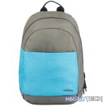 Volkano Bandwidth 15.6" Laptop Backpack Grey/Aqua - Image 3