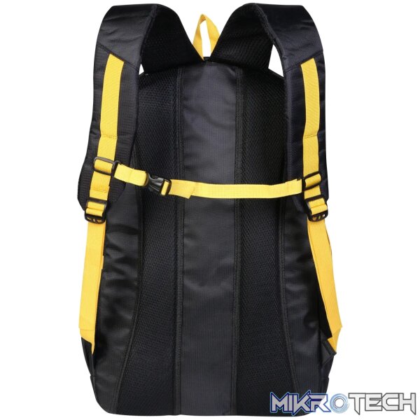 Volkano Clarence Series Backpack - Black / Yellow - Image 2