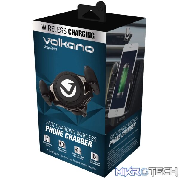 Volkano Clasp series 10W Wireless Quick charge phone holder - Image 3