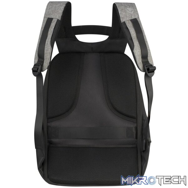 Volkano Deux Series Backpack Black/Lt Grey. - Image 3
