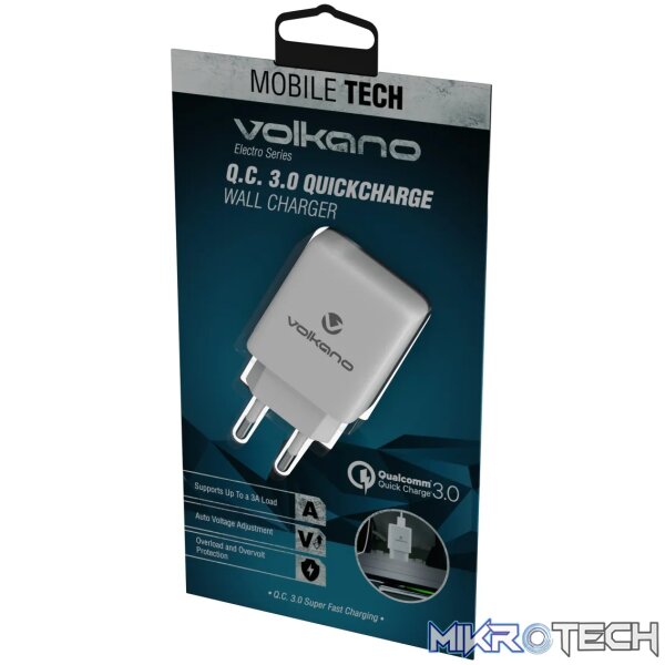 Volkano Electro series Q.C. 3.0 Quick charge charger - Image 2