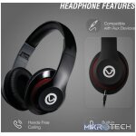 Volkano Falcon Series AUX Headphones - Black - Image 3