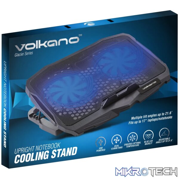 Volkano Glacier series upright notebook cooling stand - Image 2