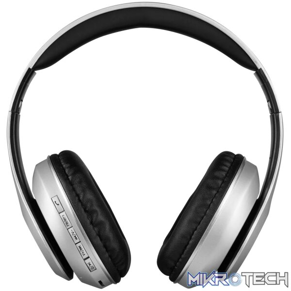 Volkano Impulse Series Bluetooth Headphones - Silver - Image 3