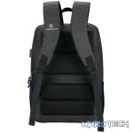 Volkano Infinity 15.6" Laptop Backpack Grey/Airforce - Image 3