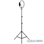 Volkano Insta Series 12 inch Ring Light on Tripod - Black - Image 3