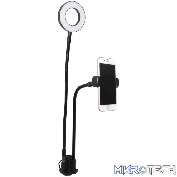 Volkano Insta series Ring light, phone holder, desk clamp - Image 2
