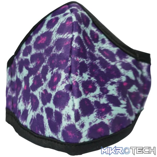 Anti-Microbial Printed Mask Ladies Leopard Print - Image 6