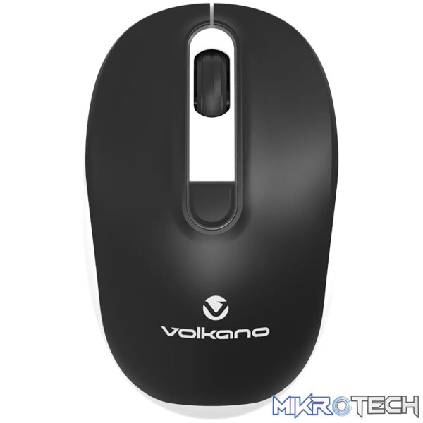 Volkano Jade Series Wireless mouse - Black with White - Image 2