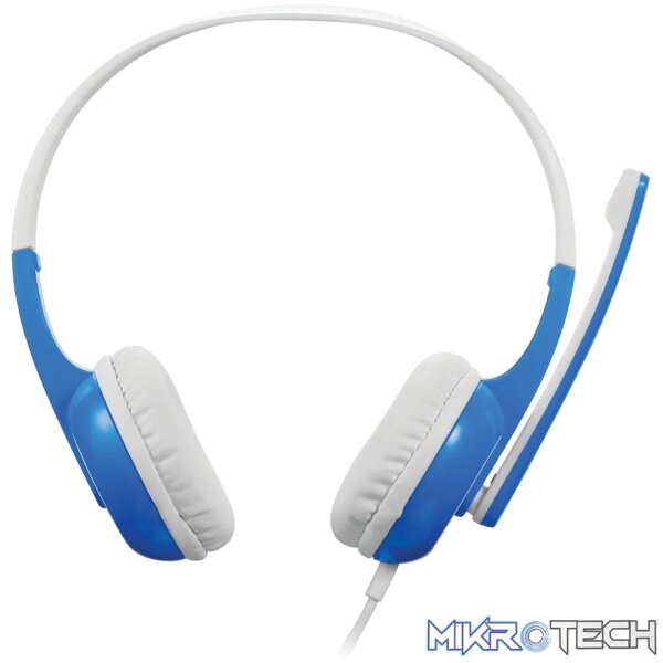 Volkano Kids Chat Junior series headset with mic - Blue - Image 3