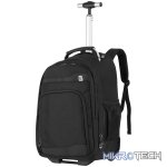 Volkano Lincoln 15.6" Laptop Trolley Backpack. Black - Image 2
