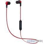Volkano Moda- Nylon Bluetooth Earphones with Carry case-RD - Image 3