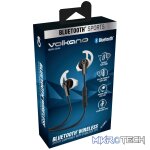 Volkano Motion Bluetooth Sports Earphones - Black/Grey - Image 3