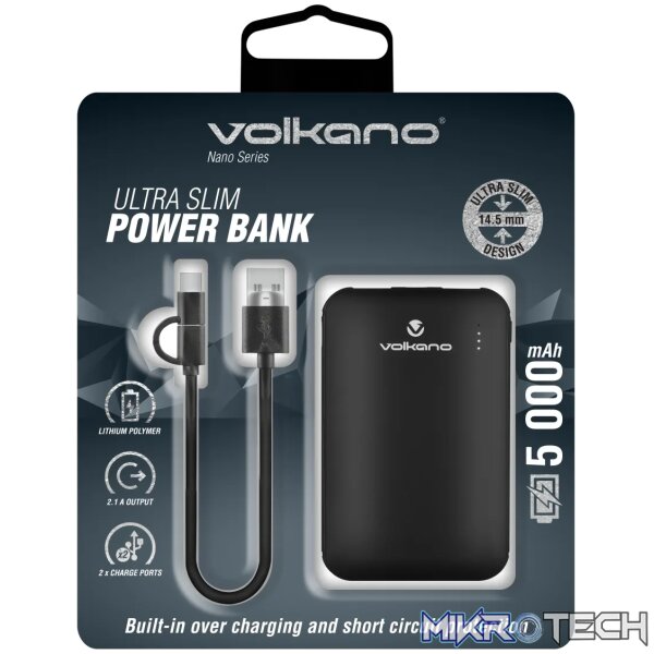 Volkano Nano Series 5000 mAh Powerbank - Image 3