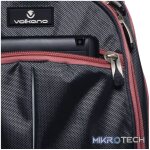 Volkano Orthopaedic Backpack 36L - Dark Grey/ Pink - Image 3