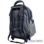 Volkano Orthopaedic Trolley Backpack 35L - Navy/ Grey - Image 3