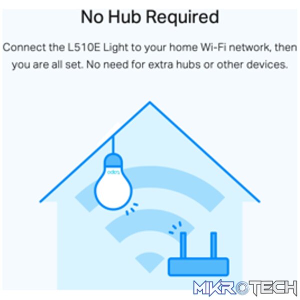 TP-Link Tapo L510E 8.7W Smart Wi-Fi Warm White Light Bulb