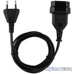 Easy Cable Extender 2Pin Euro to 2Pin Euro Socket 2M - Black - Image 4