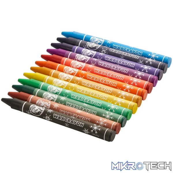 Frozen 12 Wax Crayons Multi - Image 4