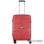 Highlander Bondi ABS 4-Wheel Spinner 65cm Luggage Red - Image 7