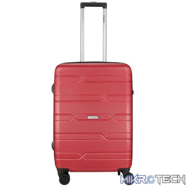Highlander Bondi ABS 4-Wheel Spinner 65cm Luggage Red - Image 7