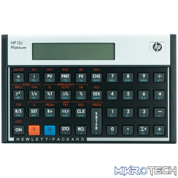 HP 12C Platinum - (Algebraic or RPN) Financial Calculator - Image 4