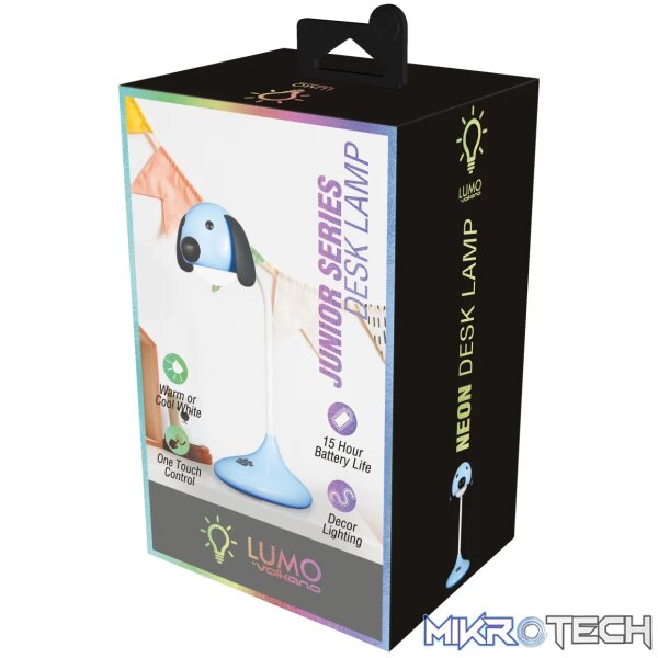 Lumo Neon series LED Desk Lamp - Blue Dog - Image 4