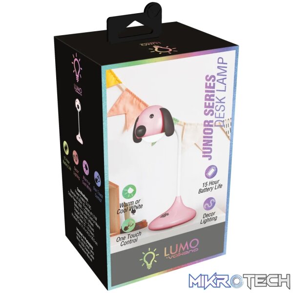 Lumo Neon series LED Desk Lamp - Pink Dog - Image 4