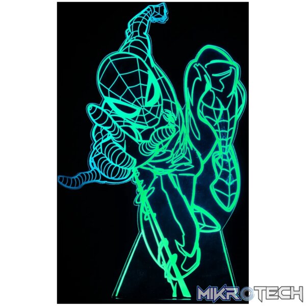 Marvel LED Night Light - Spider-Man - Image 3