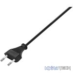 Power Cable 2 pin Figure 8  to 2 Pin 1.2m 5A - black - Image 4