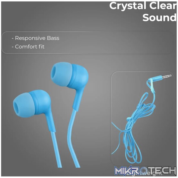 Amplify Jazz series earphones - Blue - Image 4