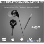 Amplify Sport Quick series earbuds with mic - black/grey - Image 3