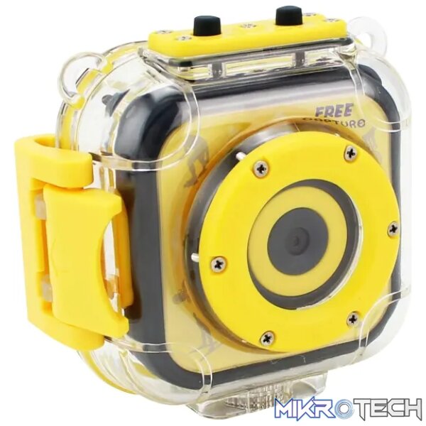 Volkano Funtime series Kids  action camera - Yellow - Image 3