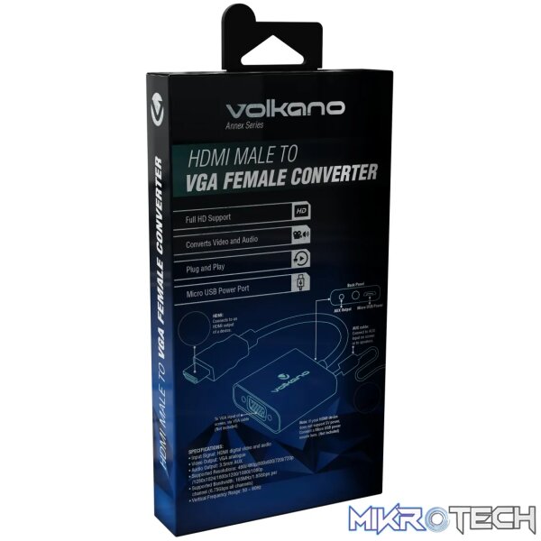 Volkano Annex series HDMI to VGA Adaptor - Image 3
