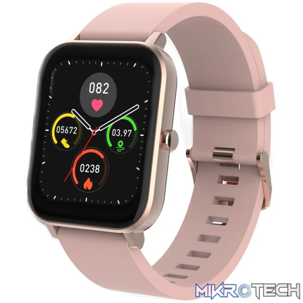 Volkano Azure series Fashion Smart Watch - Pink/Rose Gold - Image 4
