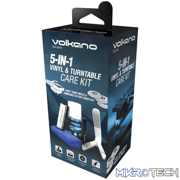 Volkano Care series Vinyl Record Care Set (5 in 1) - Image 3