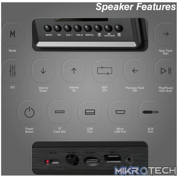 Amplify Tuner series Bluetooth Radio - Black - Image 3