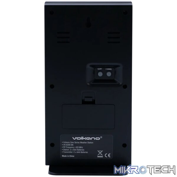 Volkano Dew series Weather Station - Black - Image 6