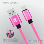 Volkano Fashion series cable Type-C 1.8m - Lumo - Pink - Image 4