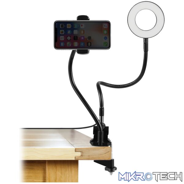 Volkano Insta series Ring light, phone holder, desk clamp - Image 3