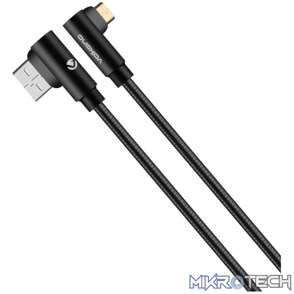 Volkano Iron Series 90? Micro USB Cable - Black - Image 3
