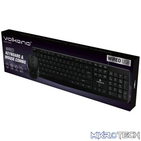 Volkano Krypton Series Wired Keyboard & Mouse Combo - Image 4