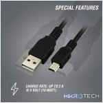 Volkano Mini Connect series USB to Mini USB cable 0.75m - Image 4