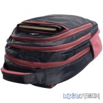 Volkano Orthopaedic Backpack 36L - Dark Grey/ Pink - Image 4