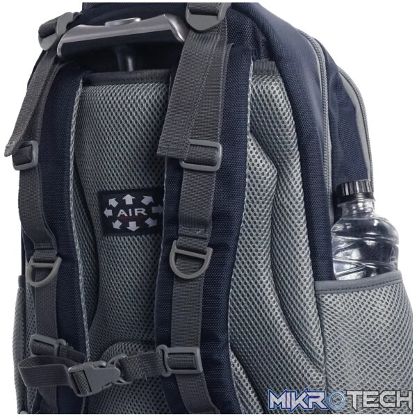 Volkano Orthopaedic Trolley Backpack 35L - Navy/ Grey - Image 4